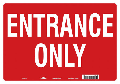 K1799 Safety Sign 14 in x 20 in Vinyl