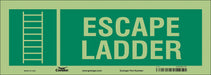Safety Sign 5 in x 14 in Glow Vinyl
