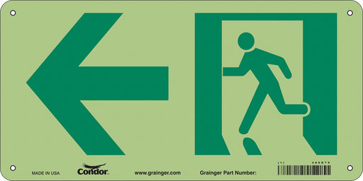 Safety Sign 7 in x 15 in Aluminum