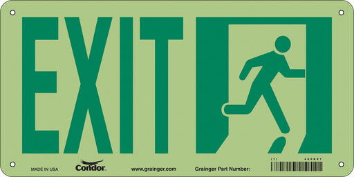 Safety Sign 7 in x 15 in Polyethylene