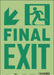Safety Sign 14 inx10 in Glow Vinyl
