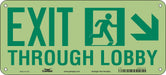 Safety Sign 10 in x 22 in Aluminum