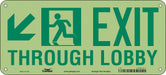 Safety Sign 10 in x 22 in Polyethylene