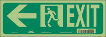 Safety Sign 5 in x 14 in Glow Vinyl