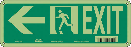 Safety Sign 5 in x 14 in Polyethylene