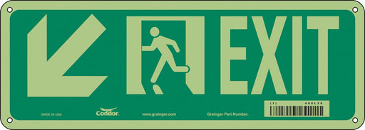 Safety Sign 5 in x 14 in Polyethylene