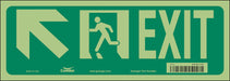 Safety Sign 5 in x 14 in Glow Vinyl