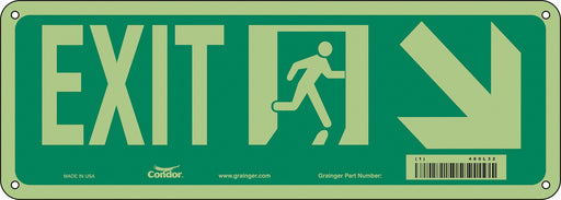 Safety Sign 5 in x 14 in Polyethylene