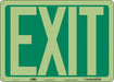 K1849 Safety Sign 10 inx14 in Glow Aluminum