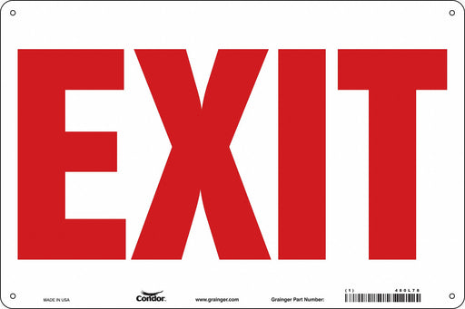 Safety Sign 24 in x 36 in Aluminum