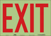 Safety Sign 10 inx14 in Glow Vinyl