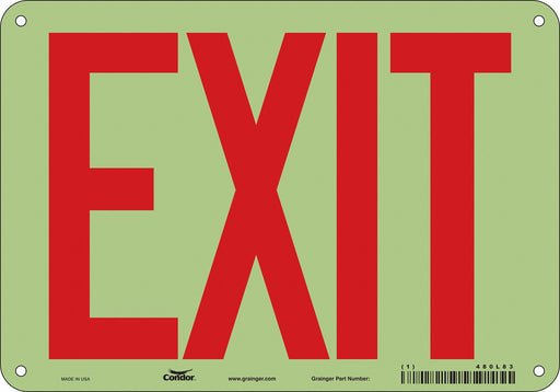 Safety Sign 7 inx10 in Polyethylene
