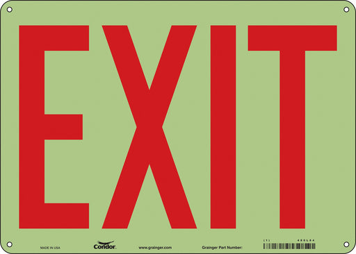Safety Sign 10 inx14 in Polyethylene