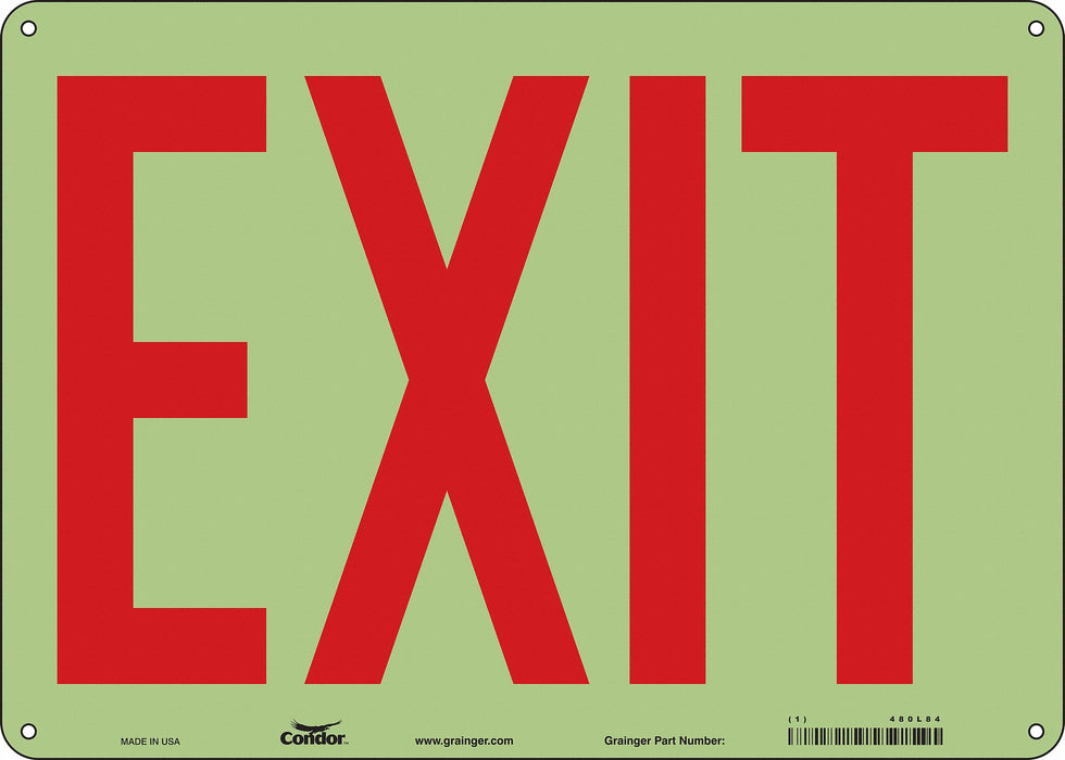 Safety Sign 10 inx14 in Polyethylene