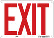 J7040 Safety Sign 7 in x 10 in Polyethylene