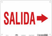 Safety Sign 7 in x 10 in Aluminum