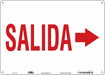 Safety Sign 10 in x 14 in Aluminum