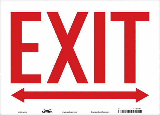 Safety Sign 10 in x 14 in Vinyl