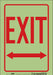 J7042 Safety Sign 10 inx7 in Glow Vinyl