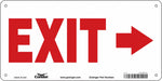 Safety Sign 7 in x 14 in Polyethylene
