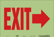 Safety Sign 14 inx10 in Glow Vinyl