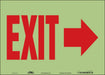 Safety Sign 10 inx14 in Glow Vinyl