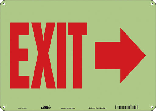 Safety Sign 10 inx14 in Polyethylene