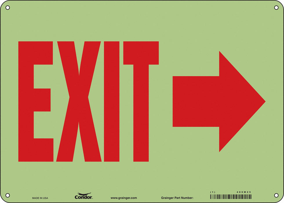 Safety Sign 10 inx14 in Polyethylene