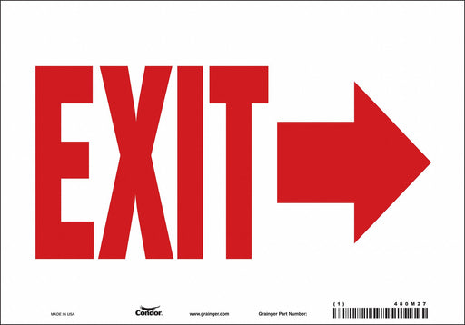 Safety Sign 7 in x 10 in Vinyl