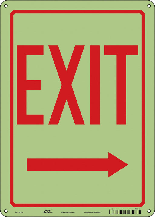Safety Sign 14 inx10 in Polyethylene