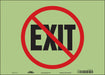 Safety Sign 10 inx14 in Glow Vinyl