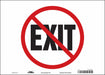 Safety Sign 10 in x 14 in Vinyl