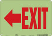 Safety Sign 7 inx10 in Polyethylene
