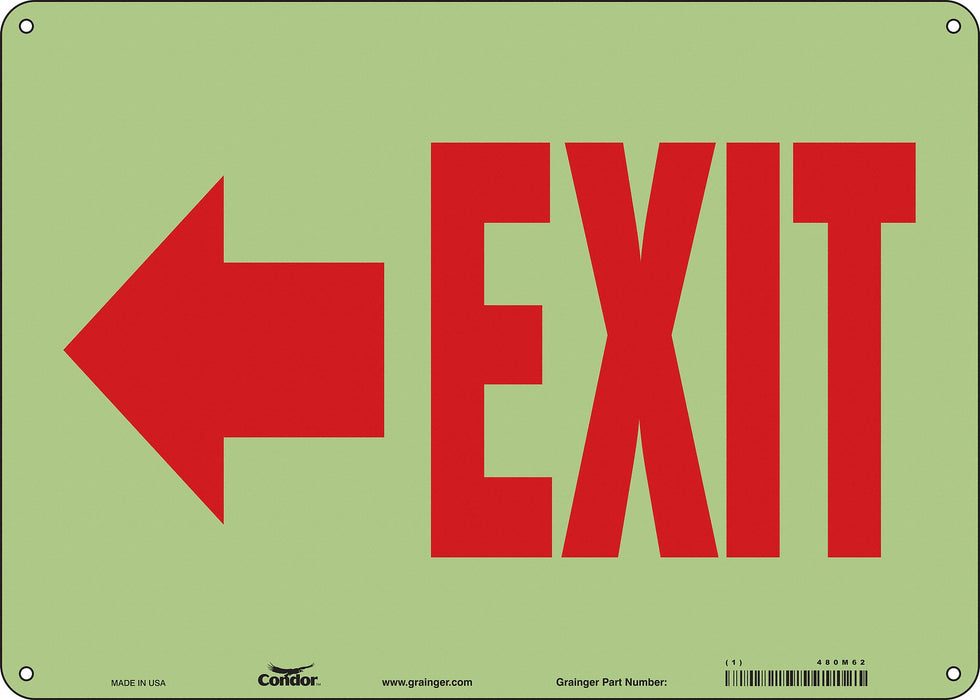 Safety Sign 10 inx14 in Polyethylene