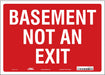 Safety Sign 10 in x 14 in Vinyl