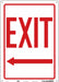 J7047 Safety Sign 14 in x 10 in Aluminum