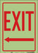 Safety Sign 14 inx10 in Glow Vinyl
