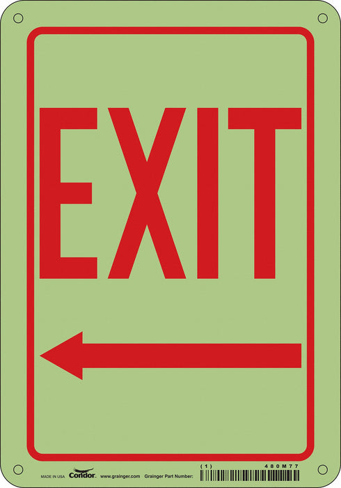 Safety Sign 10 inx7 in Polyethylene