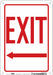 J7047 Safety Sign 10 in x 7 in Polyethylene