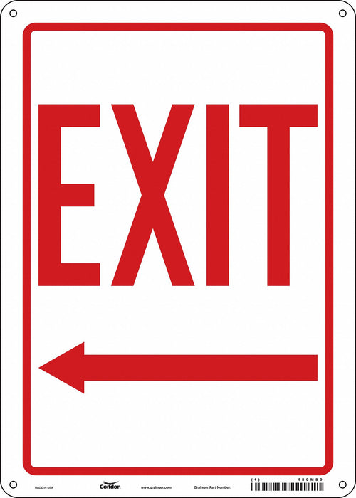 J7047 Safety Sign 14 in x 10 in Polyethylene