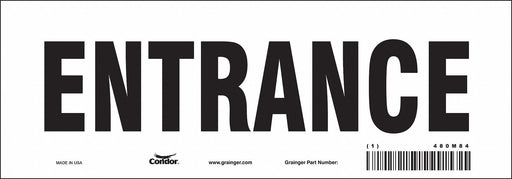 Safety Sign 3 1/2 x 10 in Magnetic Vinyl