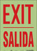 K1873 Safety Sign 14 inx10 in Glow Vinyl
