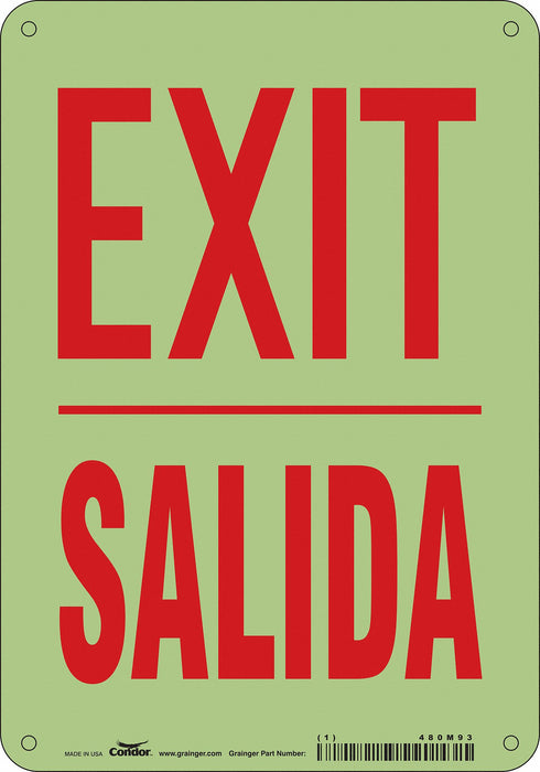 K1873 Safety Sign 10 inx7 in Polyethylene