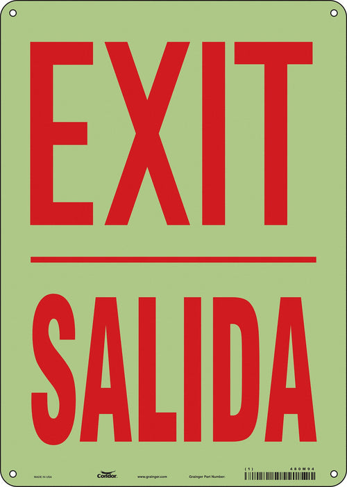 K1873 Safety Sign 14 inx10 in Polyethylene