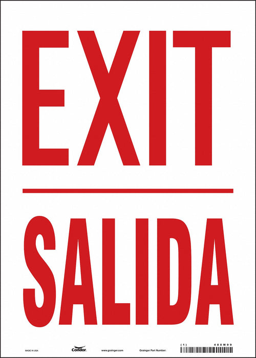 K1873 Safety Sign 14 in x 10 in Vinyl