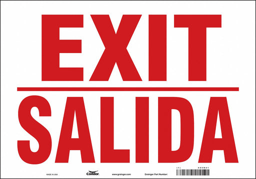 K1873 Safety Sign 14 in x 20 in Vinyl