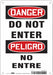 Safety Sign 10 inx7 in Aluminum