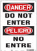 Safety Sign 14 inx10 in Polyethylene