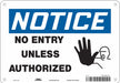 Safety Sign 7 in x 10 in Aluminum