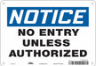 Safety Sign 7 in x 10 in Aluminum